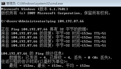 CN2線路天下數(shù)據(jù)美國服務(wù)器ping測試結(jié)果