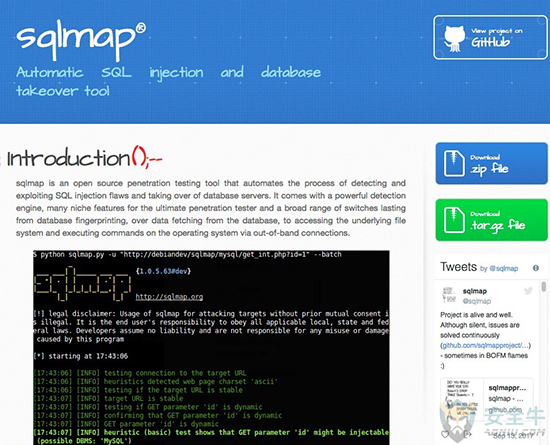  SQLmap-����õ�17��(g��)�B͸�y(c��)ԇ����