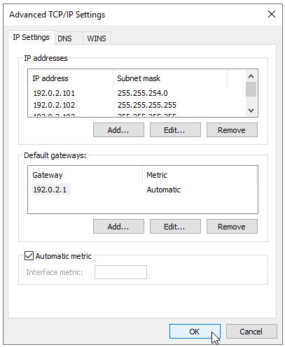 �����Windows�Ʒ���(w��)�����O(sh��)�ö���(g��)IP��ַ��