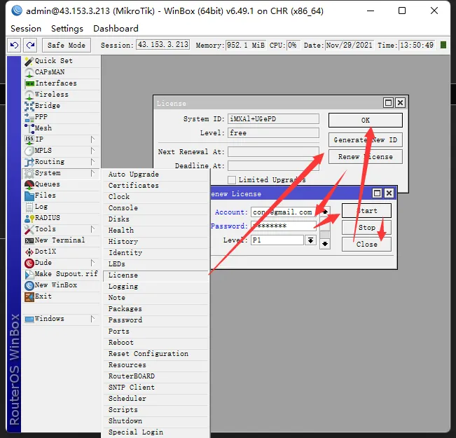 在服務器上安裝MikroTik RouterOS并配置簡單的端口轉發(fā)