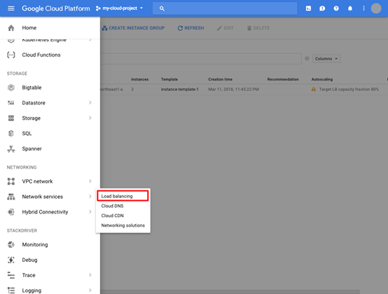 谷歌云平臺(tái)設(shè)置Load Balancing和CDN教程
