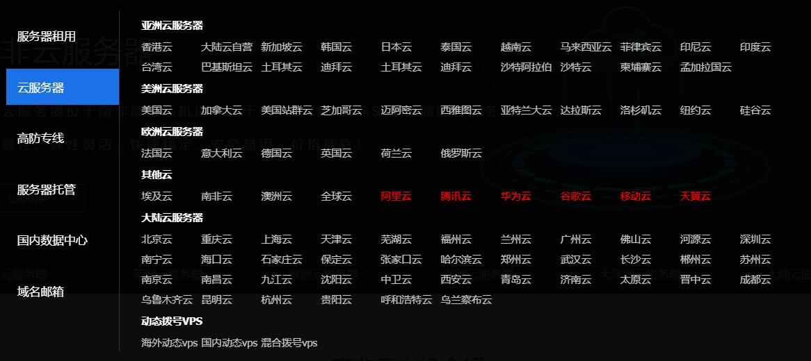 ����vps��Щ�؅^(q��)�ı��^����?